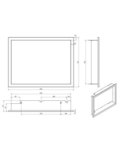 DEFRO HOME UNI INTRA/NAVI XSM - Rámeček M30 hluboký 2